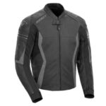 Black Gray Joe Rocket Motorcycle Leather Jacket