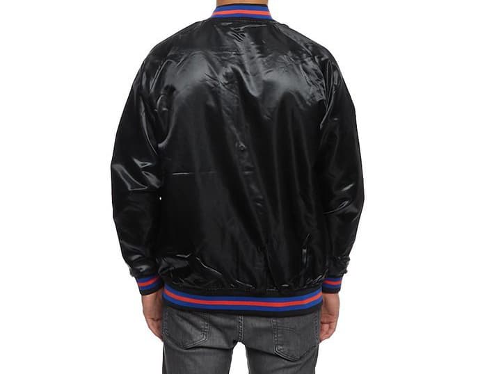 Pro Standard Mens NBA New York Knicks Home Town Satin Jacket BNK654364-BLK  Black