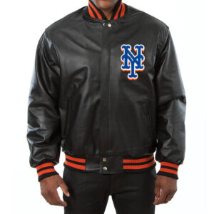Maker of Jacket Sports Leagues Jackets MLB New York Mets Dominic Smith Satin