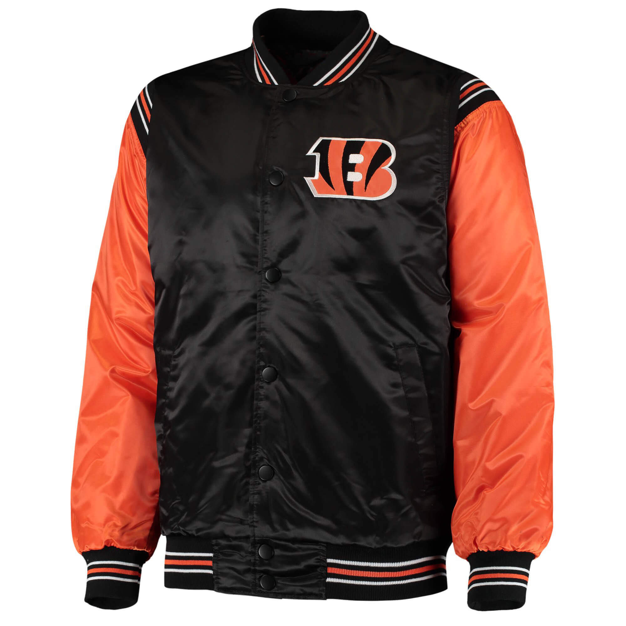 Bengals Starter Jacket  Orange Cincinnati Bengals Windbreaker Jacket