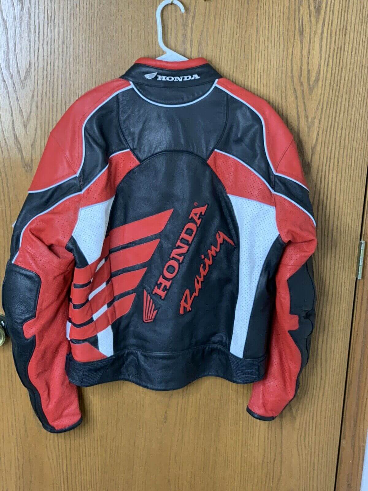 Red Cotton Twill Varsity Racing Jacket - 2023