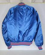 Maker of Jacket NFL Buffalo Bills Blue Satin Varsity Snap Button