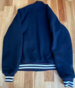 Blue Supreme Wtaps Wool Varsity Jacket - Maker of Jacket