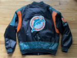Carl Banks G III NFL Miami Dolphins Leather Jacket