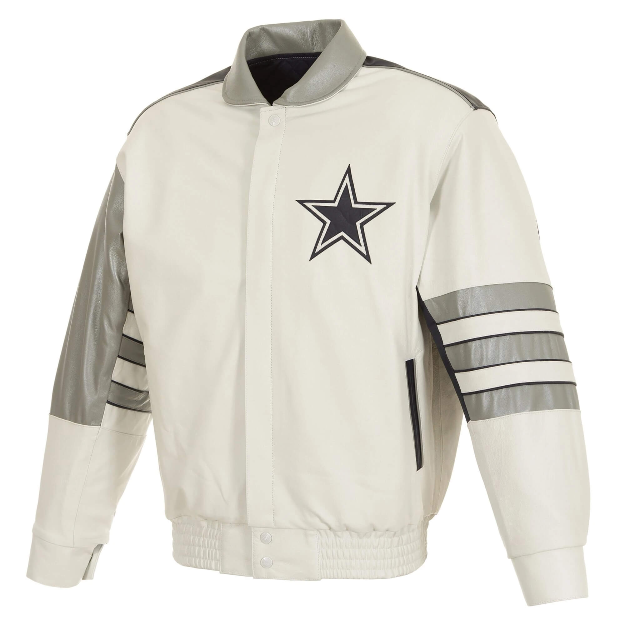 Men's Starter White/Navy Dallas Cowboys Retro The All-American Full-Snap  Jacket