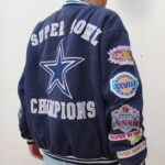 Dallas Cowboys NFL Blue Super Bowl Champions Jacket