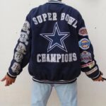 Dallas Cowboys NFL Blue Super Bowl Champions Jacket - Maker of Jacket