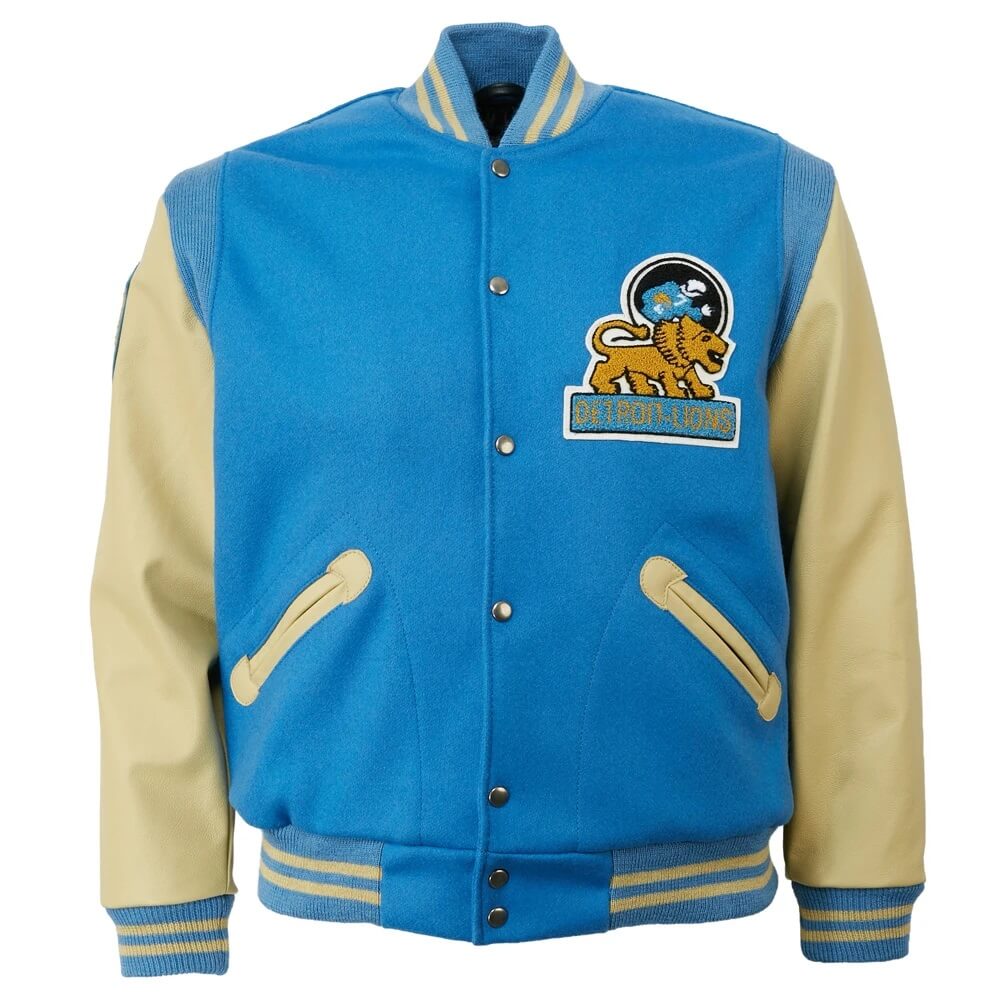 Maker of Jacket Fashion Jackets Detroit Lions 1952 NFL Varsity