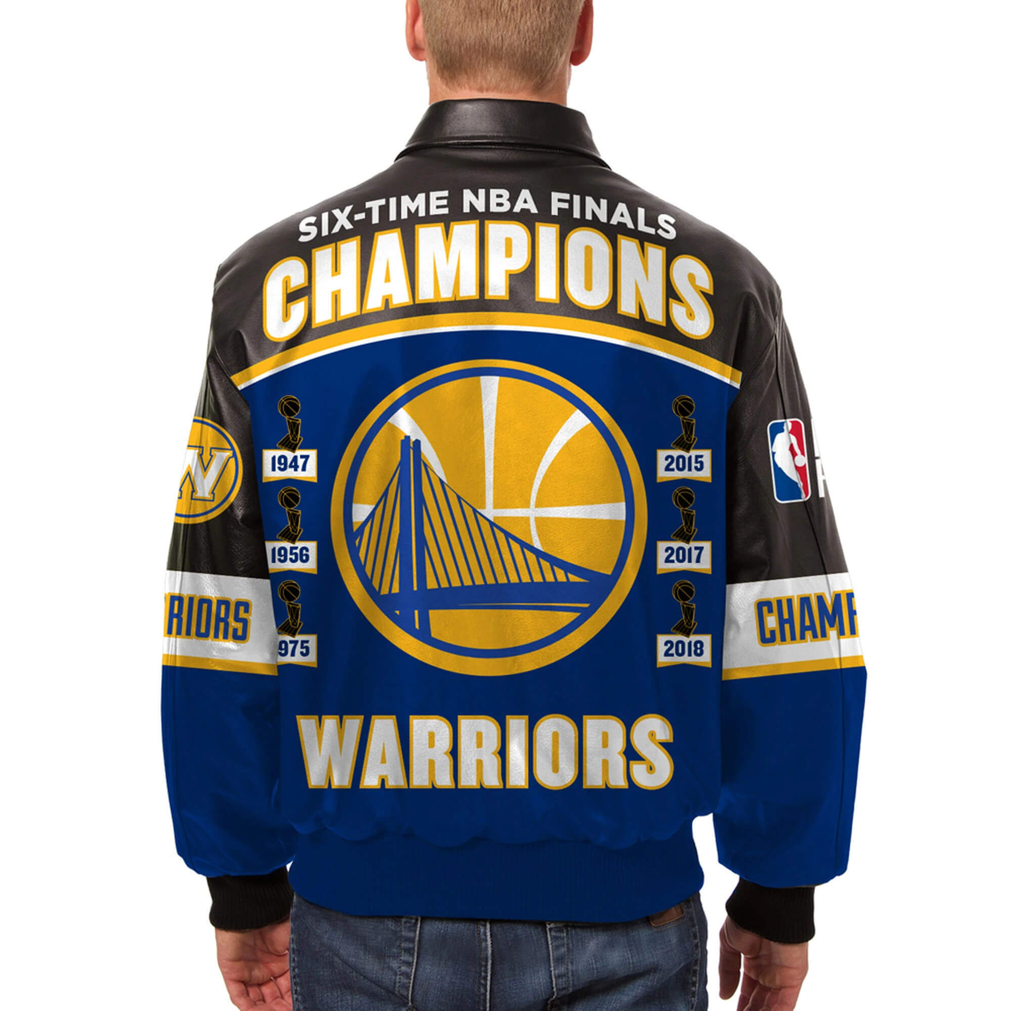 Golden State Warriors NBA 4 Time Championship Jacket - Maker of Jacket