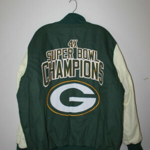 Green Bay Packers 4X Super Bowl Champion Jacket