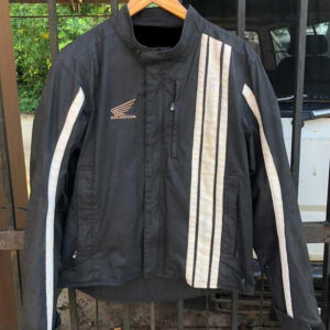 Honda Black Motorcycle Textile Jacket