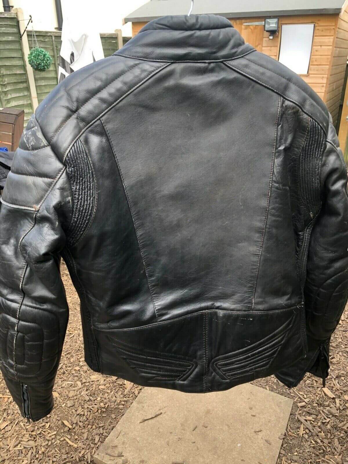 Mens Cafe Racer Brown Tiger Motorcycle Biker Leather Jacket