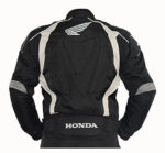 Honda Motorcycle Black And White Textile Jacket