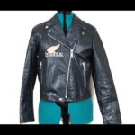 Honda Motorcycle Black Biker Leather Jacket