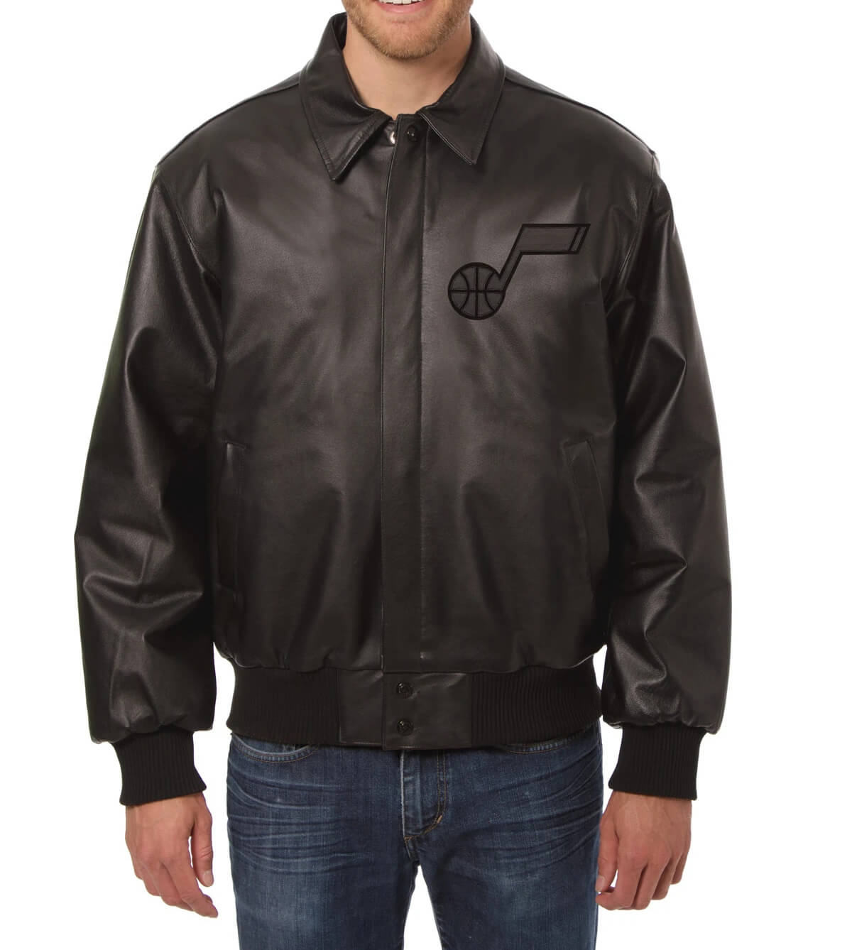 Black NFL Buffalo Bills Jeff Hamilton Bomber Jacket