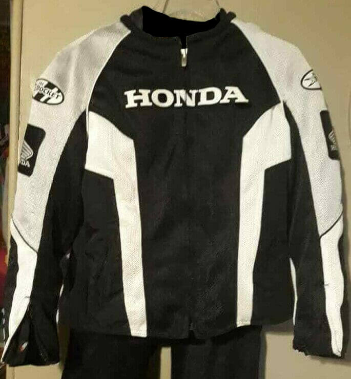 Yamaha 1 Rocket Motorcycle Racing Leather Jacket Blue And White Color