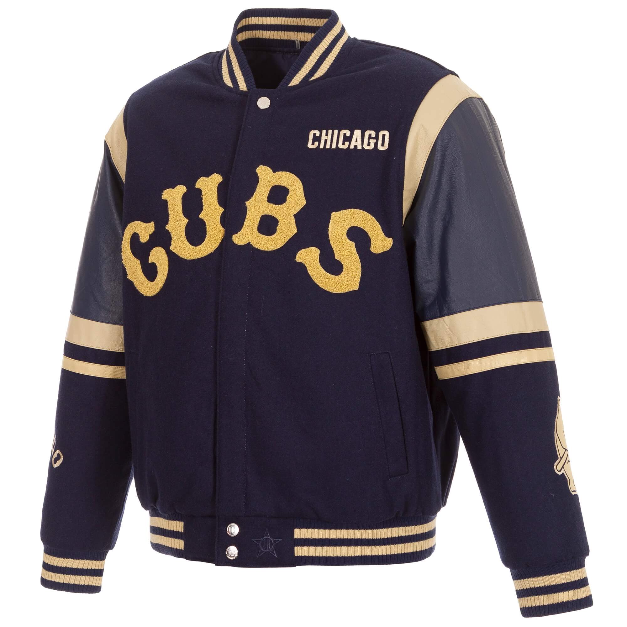 Heavyweight Satin Jacket Chicago Cubs