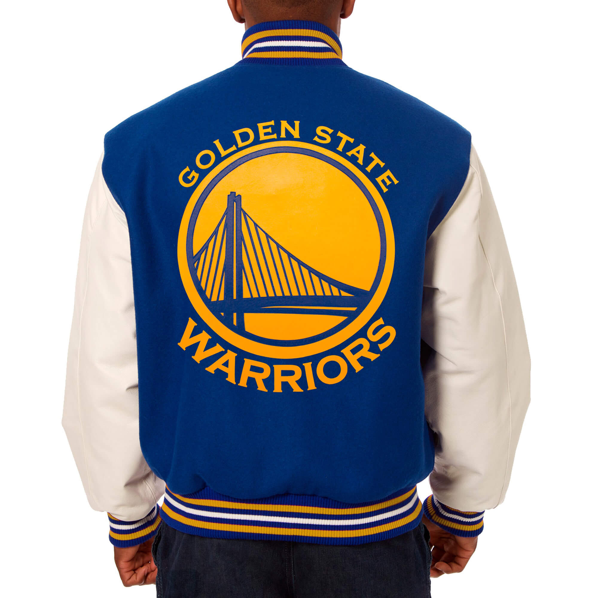 Golden state cheap warriors leather jacket