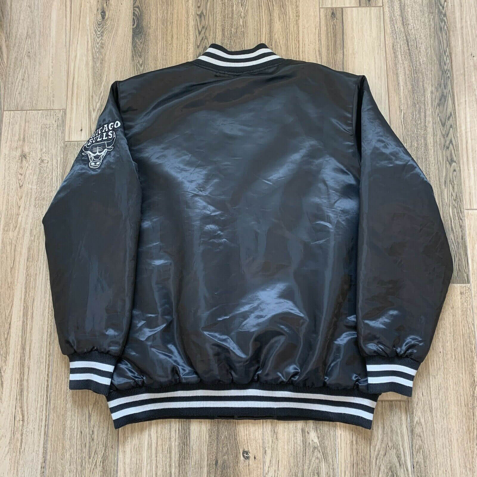 Chicago Bulls Black Vintage Starter Jacket 4X-Large