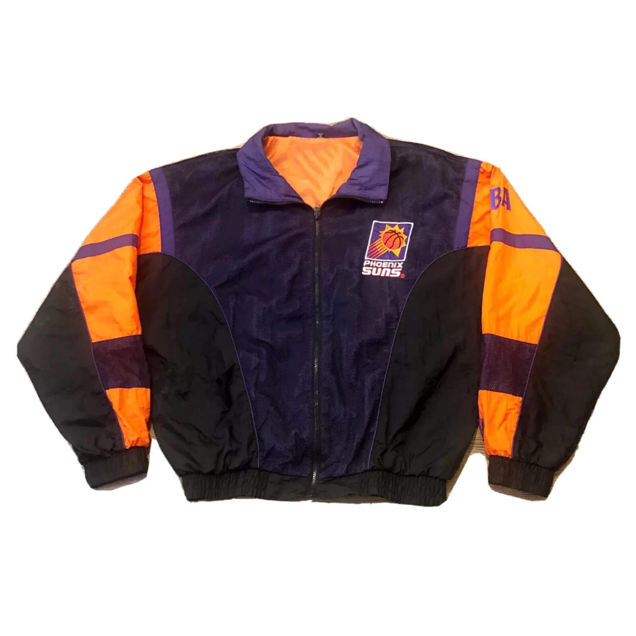 Phoenix Suns Pro Player Vintage Windbreaker Jacket Mens Sz XL Big