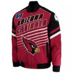NFL Arizona Cardinals Red Black Bomber Jacket