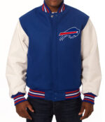 Buffalo Bills NFL Suede Leather Jacket NWT