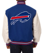 Maker of Jacket Black Leather Jackets Vintage NFL Buffalo Bills