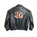 NFL Cincinnati Bengals Black Leather Jacket