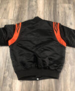 80s Cincinnati Bengals Black Satin Jacket