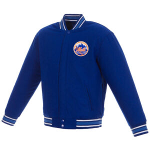 New York Mets Varsity Jacket  New York Mets The Ace Royal Blue Jacket