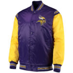 Purple NFL Jeff Hamilton Minnesota Vikings Satin Jacket