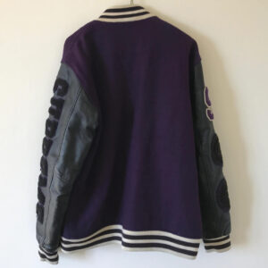 Purple Supreme Hunter Thompson Varsity Jacket