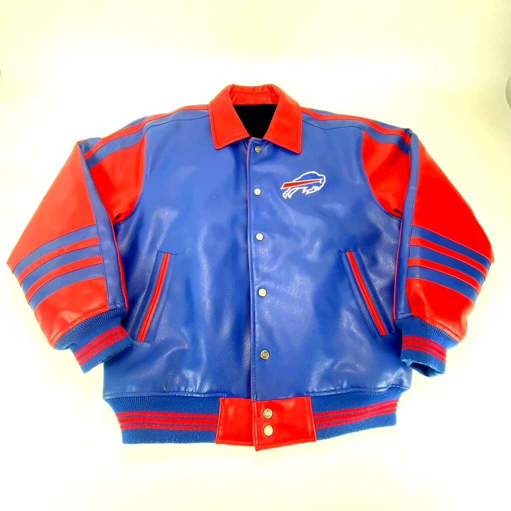 Buffalo Bills Blue and Red Satin Jacket