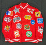 Red Supreme 07 NCAA Varsity Jacket