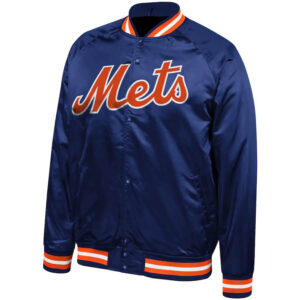 Maker of Jacket Sports Leagues Jackets MLB New York Mets Dominic Smith Satin