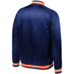 Royal New York Mets Satin Full Snap Jacket