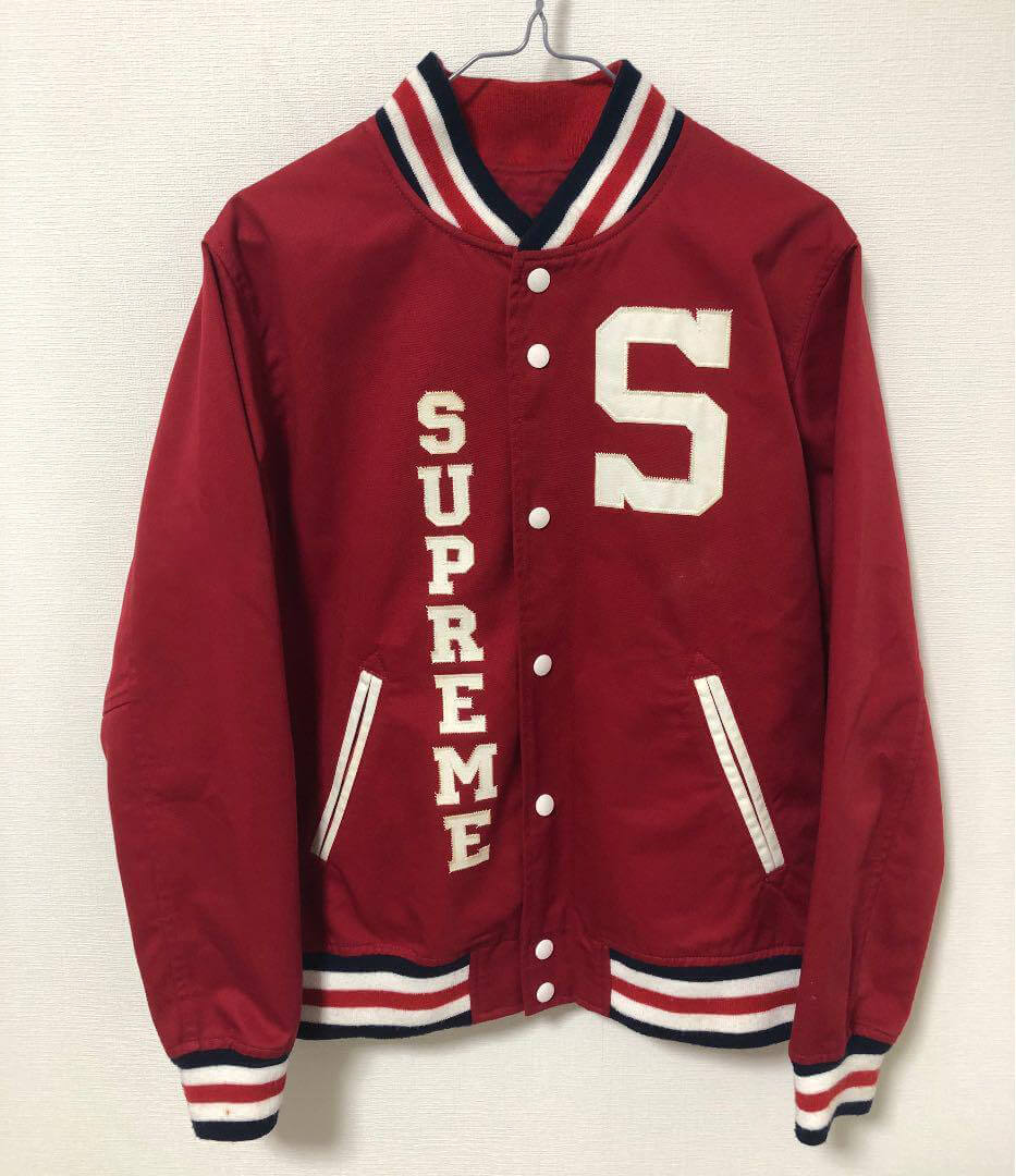 Maker of Jacket Varsity Jackets Supreme Champion Red Leather