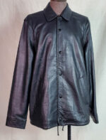 Supreme Champion Gray Leather Jacket