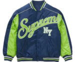 Supreme Contrast Script Varsity Jacket