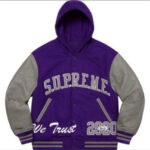 Supreme King Hooded Varsity Jacket