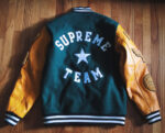 Supreme Team Green And Yellow Varsity Jacket