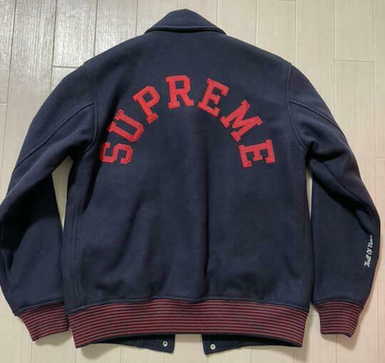 Supreme wool 2024 varsity jacket