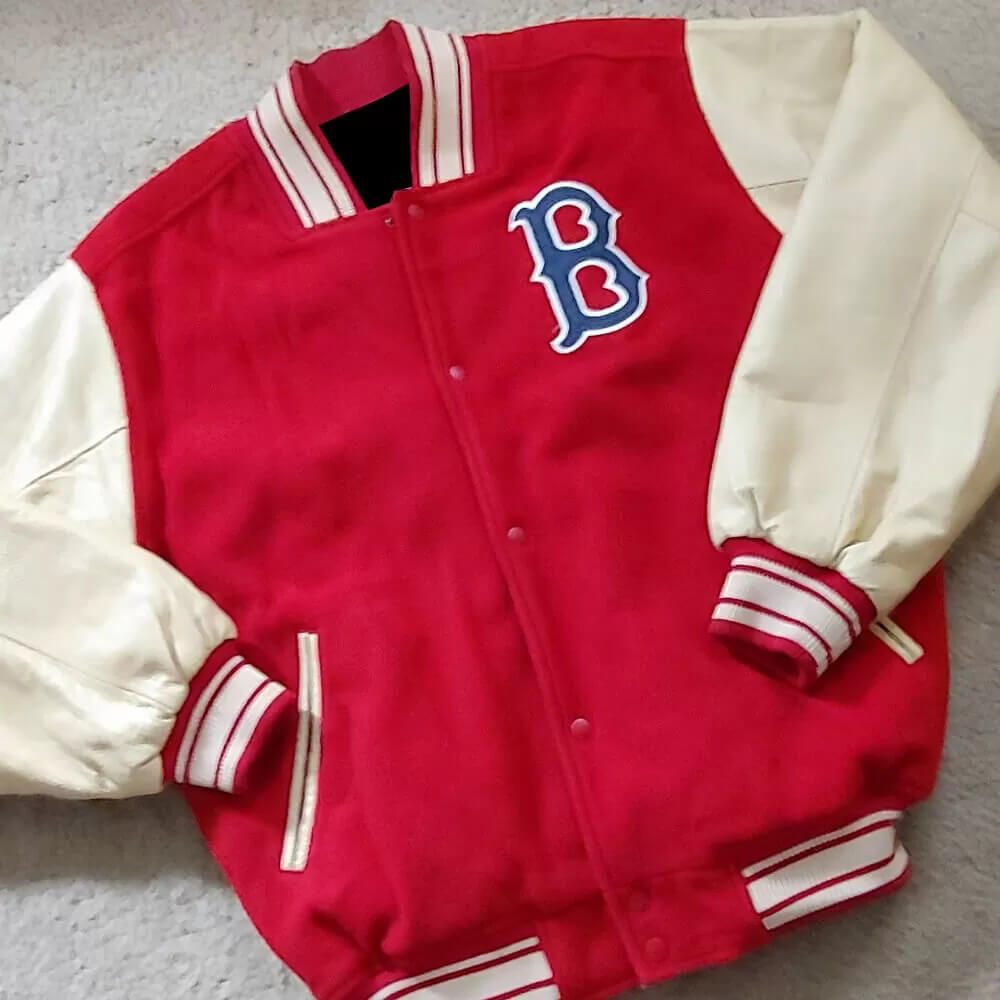 Maker of Jacket MLB Boston Red Sox Vintage Satin Baseball