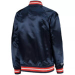 Youth Navy Chicago Bears Lightweight Satin Jacket