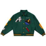 A Few Good Kids Green Rocket Collage Jacket