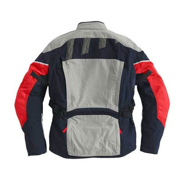 BMW Motorrad Motorcycle Gray And Blue Textile Jacket - Maker of Jacket