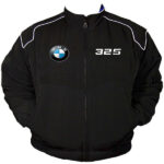 Black BMW 325 Racing Windbreaker Jacket