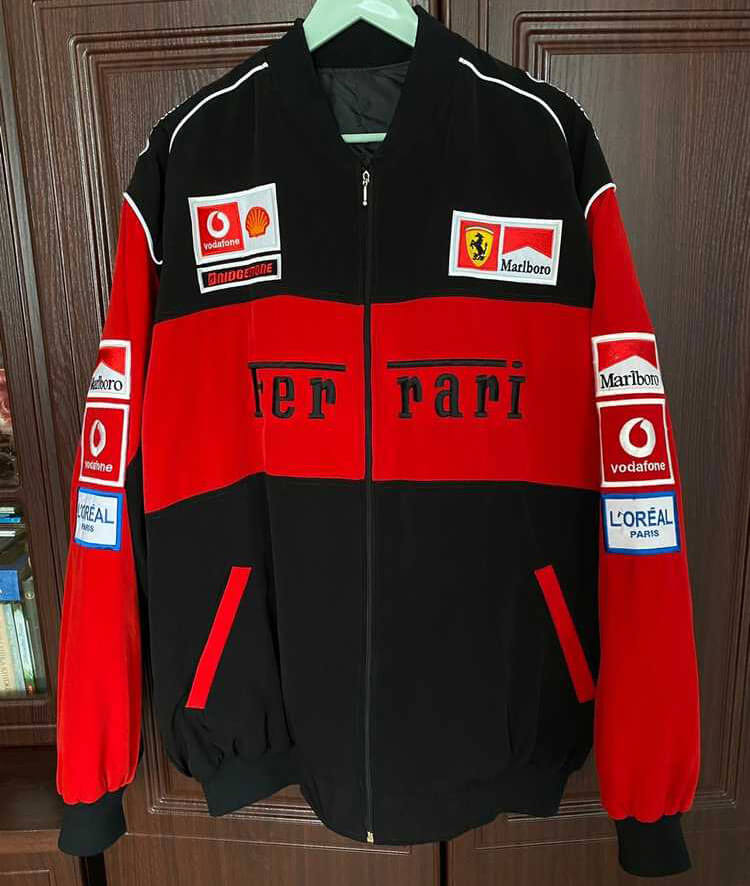 Ferrari windbreaker best sale jacket red