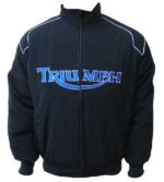 Black Triumph Racing Windbreaker Jacket
