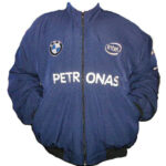 Dark Blue BMW Petronas Racing Windbreaker Jacket